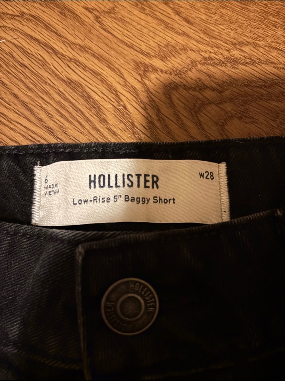 Hollister White and Black High-Rise Denim Shorts Duo - Picture 8 of 14